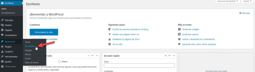 imagen de fondo en wordpress