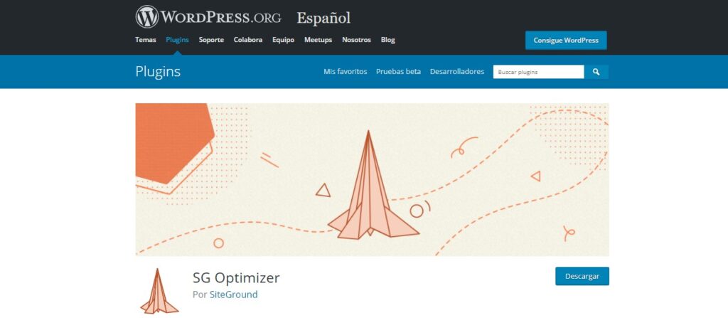 SG Optimizer para wordpress