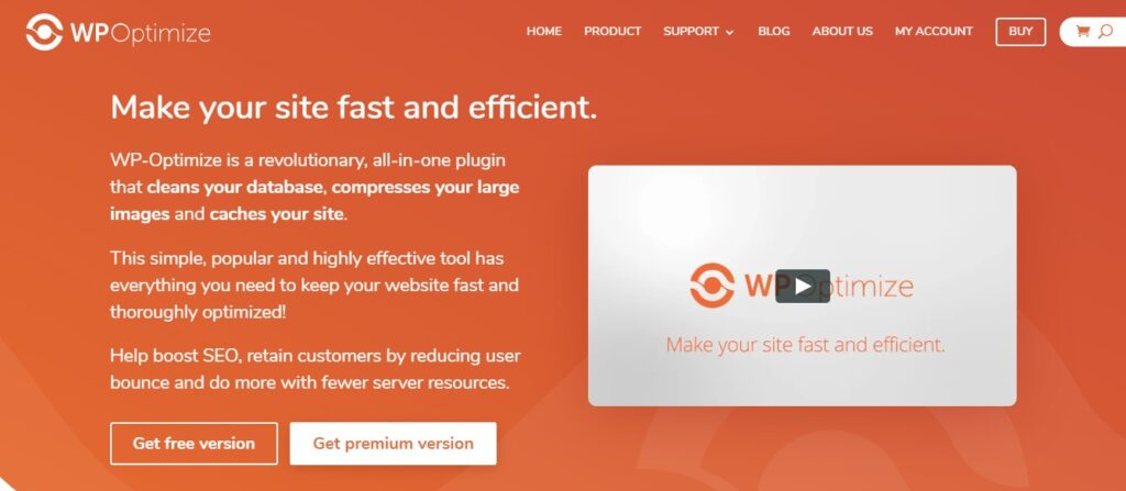 wp optimize para wordpress