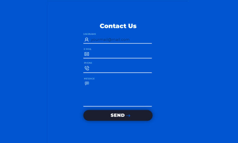 formulario de contacto