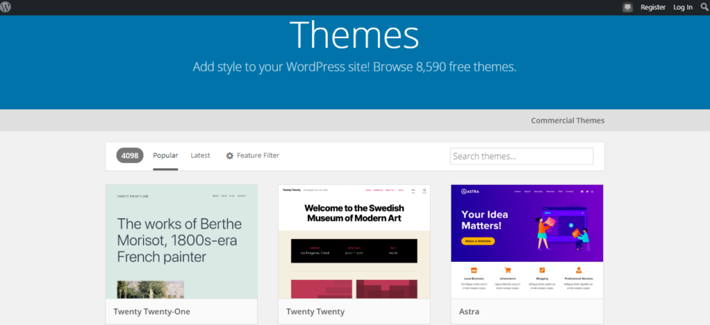 mejores temas de wordpress para comenzar tu blog