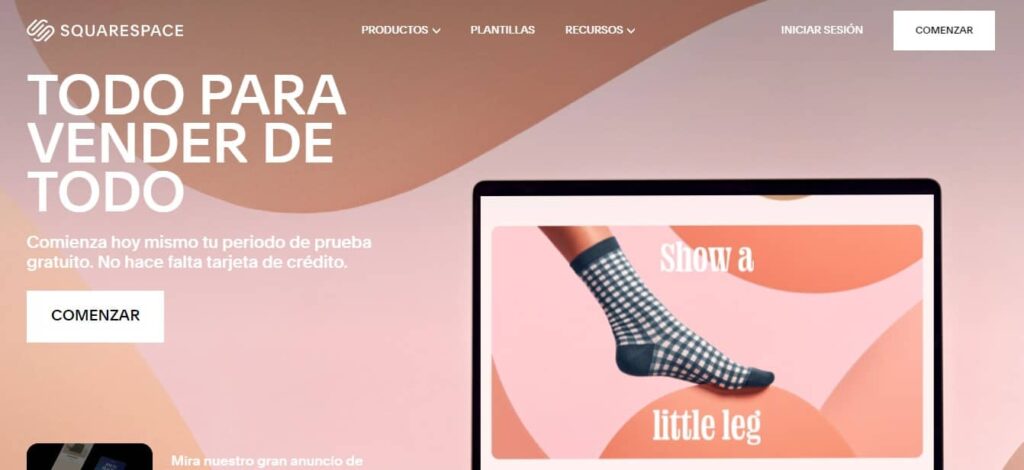 pagina web squarespace