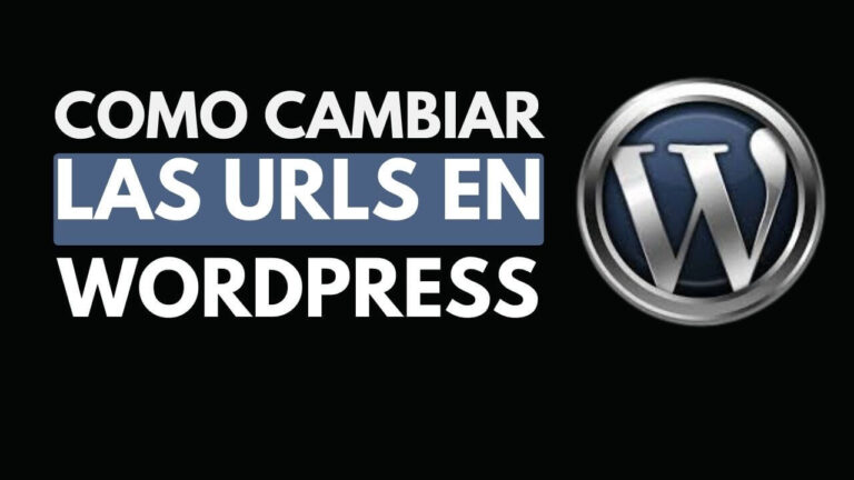 como cambiar url en wordpress