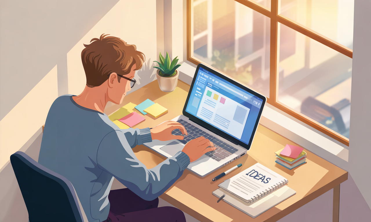 persona trabajando concentrada aplicando técnicas para evitar la procrastinación