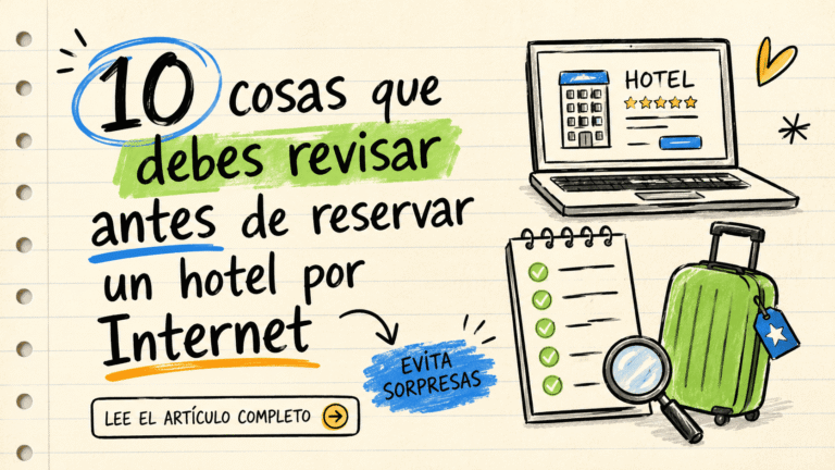 10 cosas que debes revisar antes de reservar un hotel por Internet