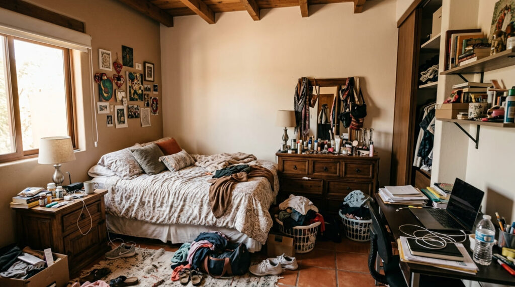 10 errores de organización que hacen que una habitación pequeña parezca aún más reducida