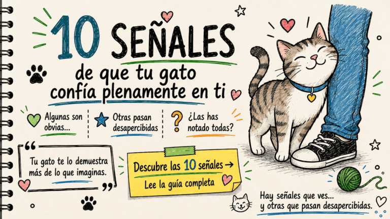 10 señales de que tu gato confía plenamente en ti