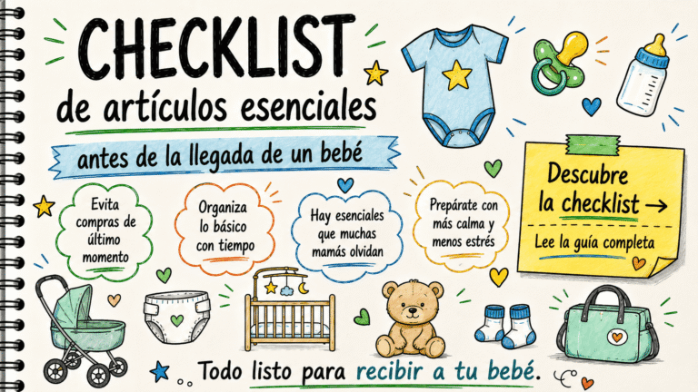 artículos esenciales antes de la llegada de un bebé