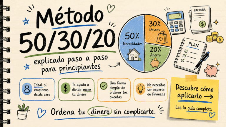 Método 50 30 20 explicado paso a paso para principiantes